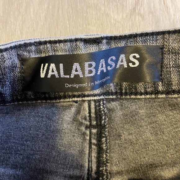 Men's Valabasas Slim Fit Utility Jeans - Charcoal - Picture 4 of 8